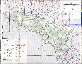 Administrativa mapa de Abecasia