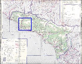 Administrativa mapa de Abecasia