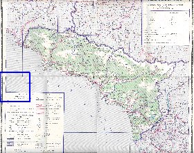 Administrativa mapa de Abecasia