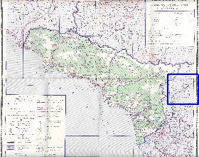 Administratives carte de Abkhazie