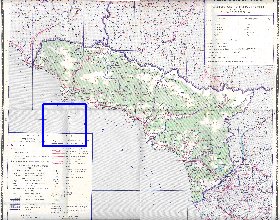 Administrativa mapa de Abecasia