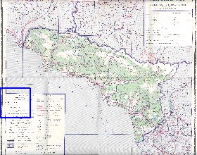 Administrativa mapa de Abecasia