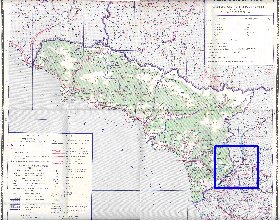 Administrativa mapa de Abecasia