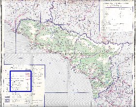 Administrativa mapa de Abecasia