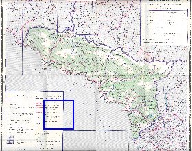 Administrativa mapa de Abecasia