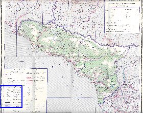 Administrativa mapa de Abecasia