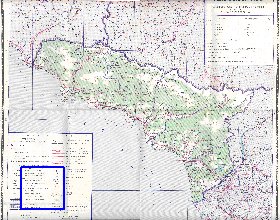 Administrativa mapa de Abecasia