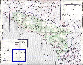 Administrativa mapa de Abecasia