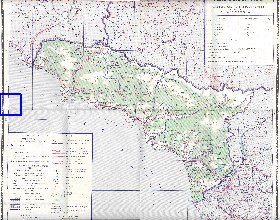 Administrativa mapa de Abecasia