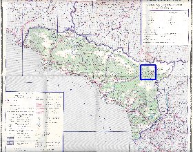 Administrativa mapa de Abecasia