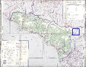 Administratives carte de Abkhazie