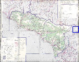 Administrativa mapa de Abecasia