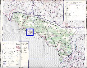 Administrativa mapa de Abecasia