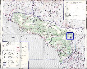 Administrativa mapa de Abecasia