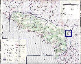 Administrativa mapa de Abecasia