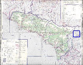 Administratives carte de Abkhazie