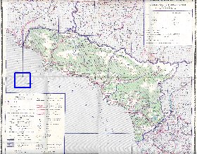 Administrativa mapa de Abecasia