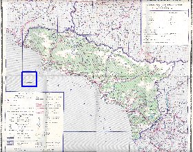 Administrativa mapa de Abecasia