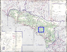 Administrativa mapa de Abecasia