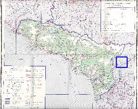 Administratives carte de Abkhazie