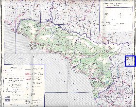 Administrativa mapa de Abecasia