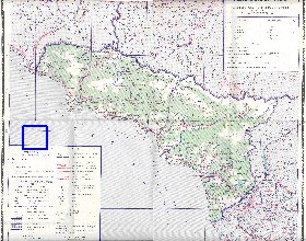 Administrativa mapa de Abecasia