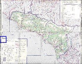 Administrativa mapa de Abecasia