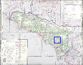 Administrativa mapa de Abecasia