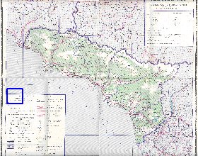 Administrativa mapa de Abecasia