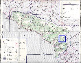 Administrativa mapa de Abecasia