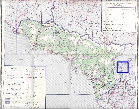 Administrativa mapa de Abecasia