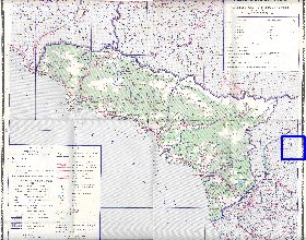 Administrativa mapa de Abecasia