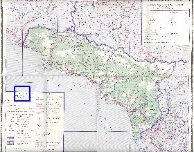 Administrativa mapa de Abecasia