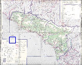 Administrativa mapa de Abecasia