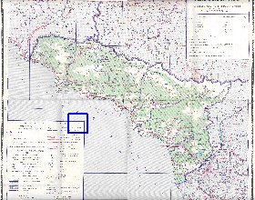 Administrativa mapa de Abecasia