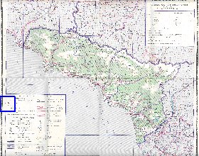 Administrativa mapa de Abecasia