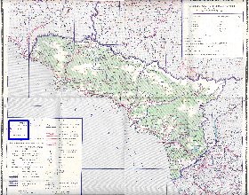 Administrativa mapa de Abecasia