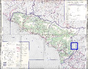 Administratives carte de Abkhazie