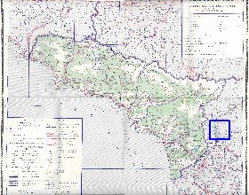 Administrativa mapa de Abecasia