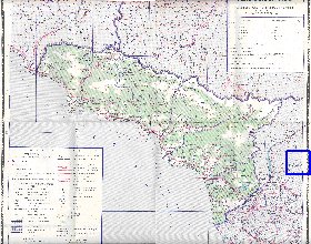 Administrativa mapa de Abecasia