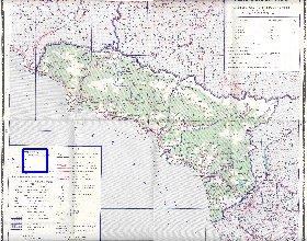 Administrativa mapa de Abecasia