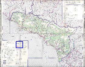 Administrativa mapa de Abecasia