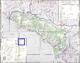 Administrativa mapa de Abecasia