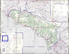 Administrativa mapa de Abecasia