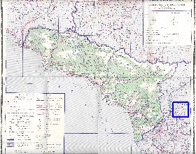 Administrativa mapa de Abecasia