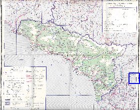 Administrativa mapa de Abecasia