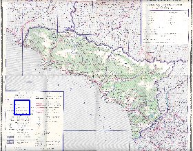 Administrativa mapa de Abecasia