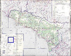 Administrativa mapa de Abecasia