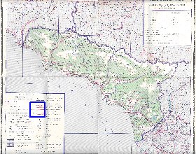 Administrativa mapa de Abecasia