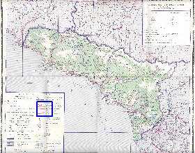 Administrativa mapa de Abecasia